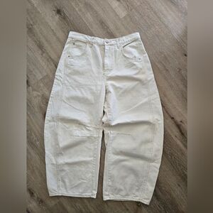 Free People Barrel Jeans